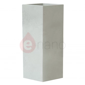 Donica betonowa 30x40x80 Slabb DIAMANTE biała