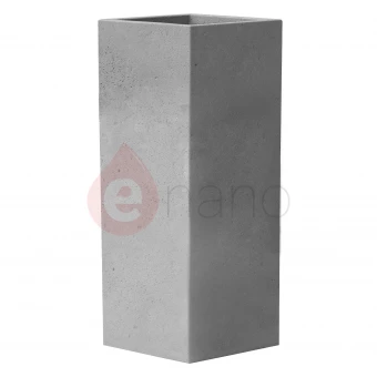 Donica betonowa 30x40x80 Slabb DIAMANTE szara