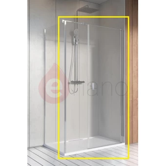 Drzwi kabiny prysznicowej 100x200 Radaway NES KDS I prawe
