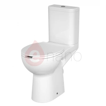 Kompakt WC bez kołnierza 010 dla osób niepełnosprawnych Cersanit ETIUDA NEW